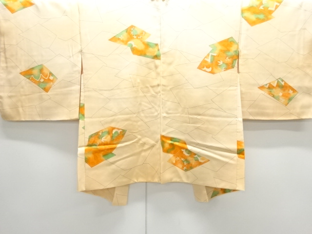 色紙に花模様羽織